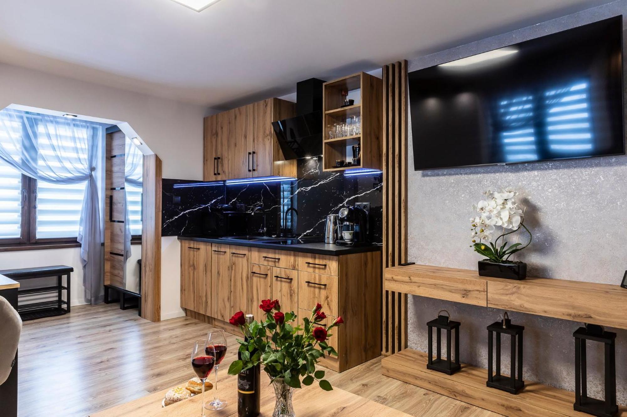 Apartament Tatravika Z Basenem I Widokiem Kościelisko Dış mekan fotoğraf