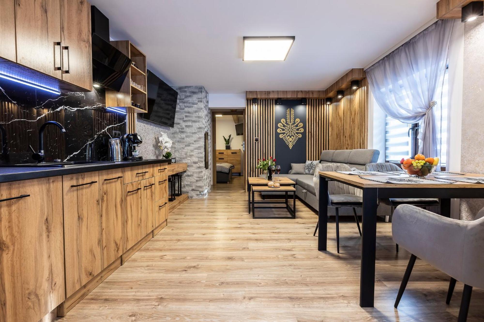 Apartament Tatravika Z Basenem I Widokiem Kościelisko Dış mekan fotoğraf