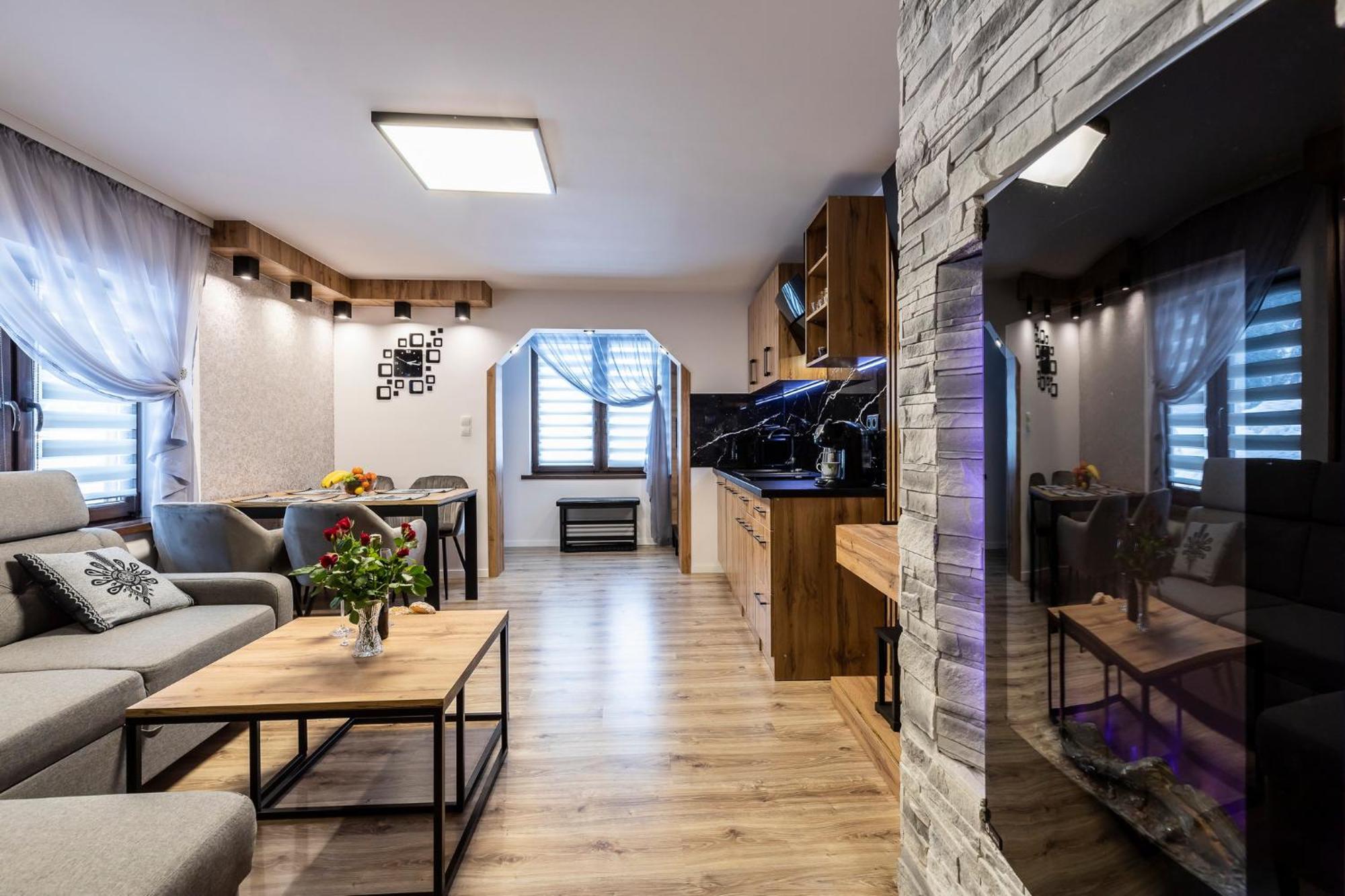 Apartament Tatravika Z Basenem I Widokiem Kościelisko Dış mekan fotoğraf