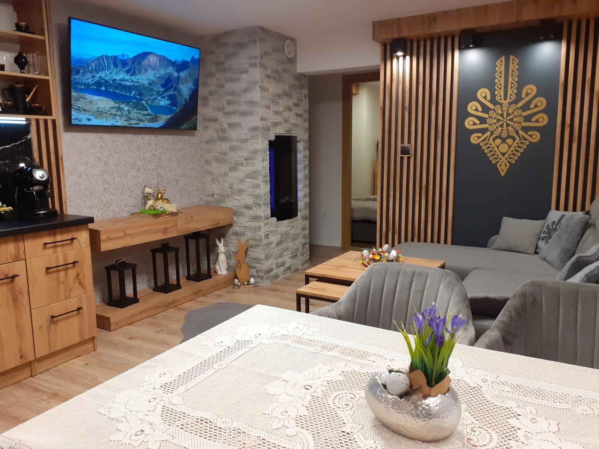 Apartament Tatravika Z Basenem I Widokiem Kościelisko Dış mekan fotoğraf